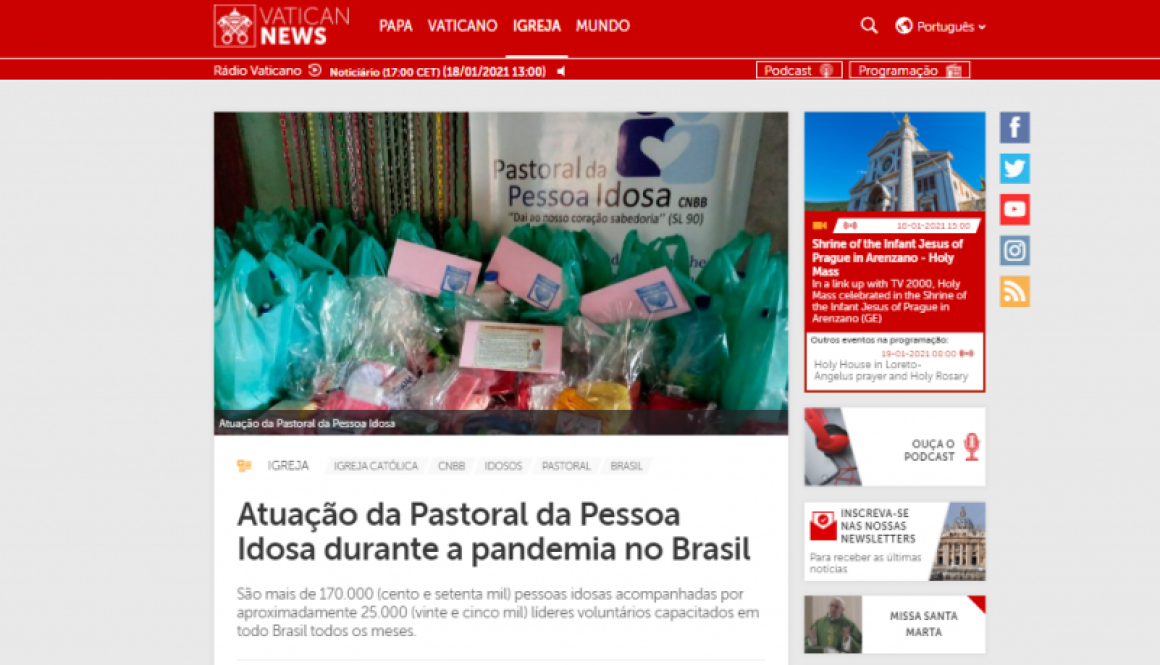 vatican news 18-01 destaque